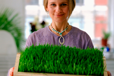 Woman Convinces Herself She Likes Wheatgrass, And Also That She’s Happy