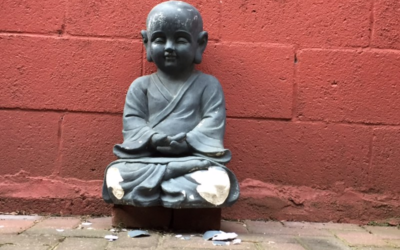 Um, The Decaying Buddha Statue In Our Patio Is A Symbol Of Impermanence, Not Our Relationship, OK?